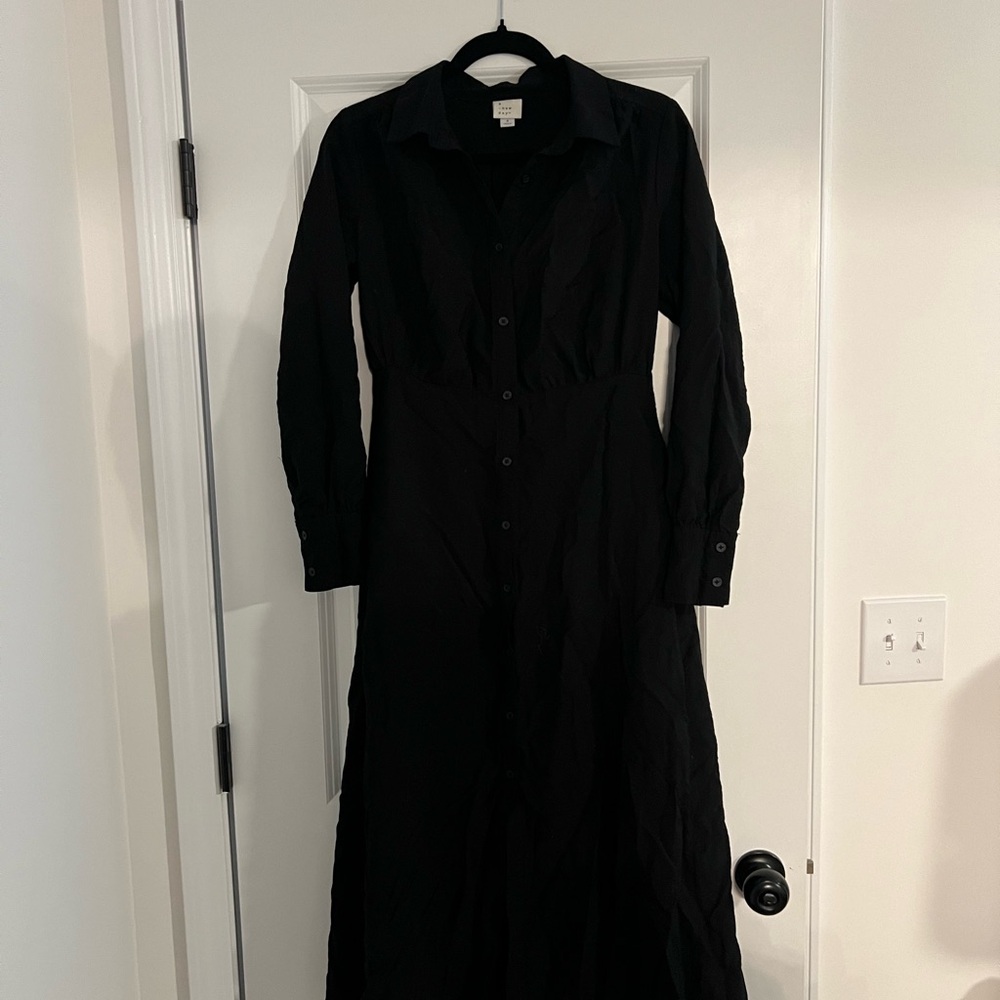a new day Black Long Sleeve Dress